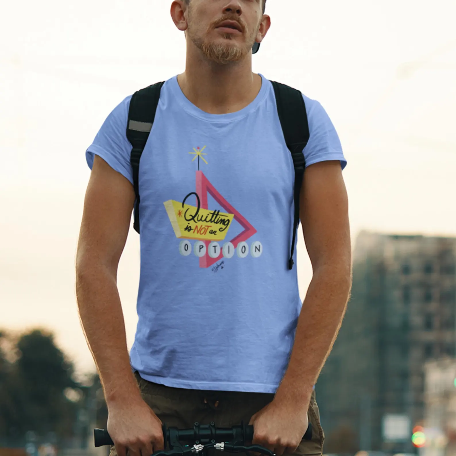 Quitting Is Not An Option! T-Shirt - Imagen 3